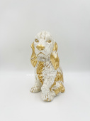 Статуэтка  щенок Кокер-спаниель бежевый с патиной  VALLE D'ORO PATCHI  Италия 720-2-67