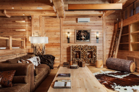 Особенности интерьера деревянного дома