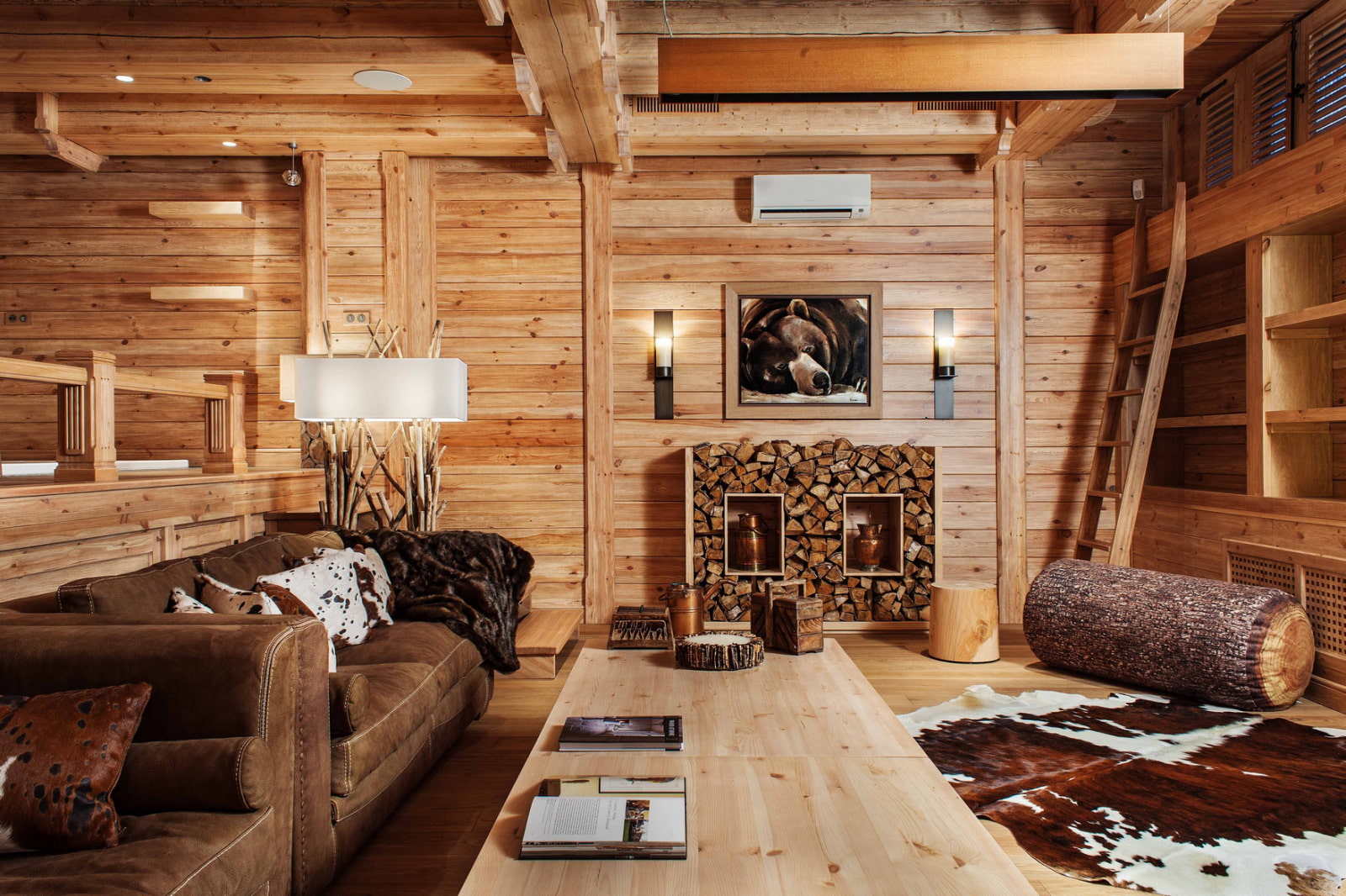 Какой дизайн выбрать для интерьера деревянного дома?