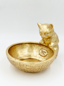 Статуэтка кот с миской  VALLE D'ORO PATCHI  Италия 720-2-71