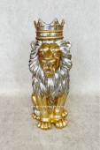 Статуэтка золотой лев с рыжей гривой  VALLE D'ORO PATCHI  Италия 720-2-60