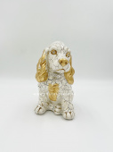 Статуэтка  щенок Кокер-спаниель бежевый с патиной  VALLE D'ORO PATCHI  Италия 720-2-69