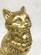 Статуэтка кот Персидский золото VALLE D'ORO PATCHI  Италия арт. 194-3-15