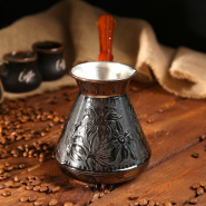 Серебряная турка — залог вкусного кофе и отличного здоровья! 