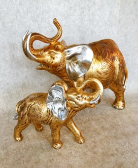 Статуэтка слон золото VALLE D'ORO PATCHI  Италия арт. 720-3-8