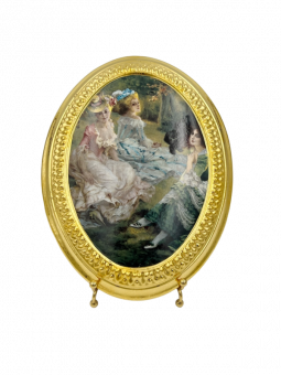 Медальон - картина Bruno Costenaro Италия 720-9-143