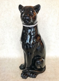 Статуэтка пантера черная Ceramiche Boxer Италия арт.194-2-12