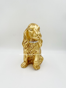 Статуэтка  щенок Кокер-спаниель золотой  VALLE D'ORO PATCHI  Италия 720-2-68