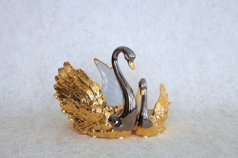Статуэтка пара лебедей Bruno Costenaro  Италия Арт.:916-3939