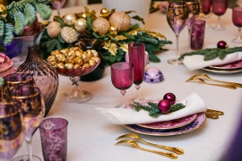 Сервировка новогоднего стола: идеи для декора